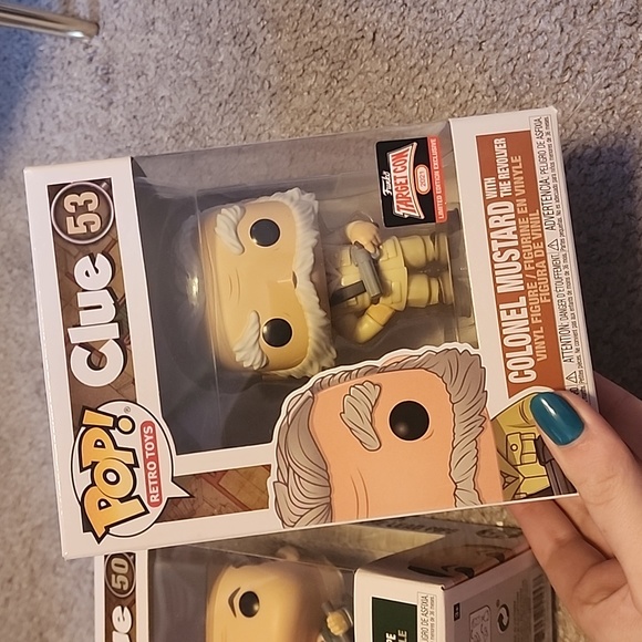 Mr. Green and Colonel Mustard Funko Pops - Picture 3 of 3